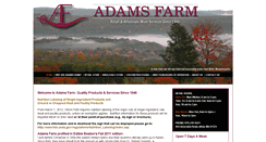 Desktop Screenshot of adamsfarm.biz